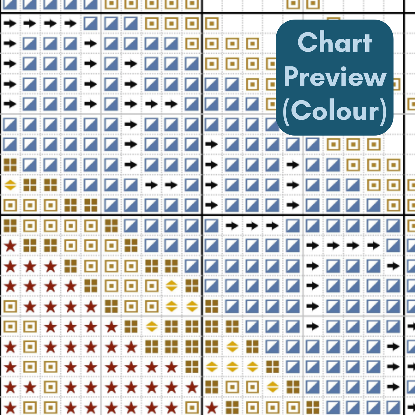 Shield of Adventure Cross-Stitch Pattern