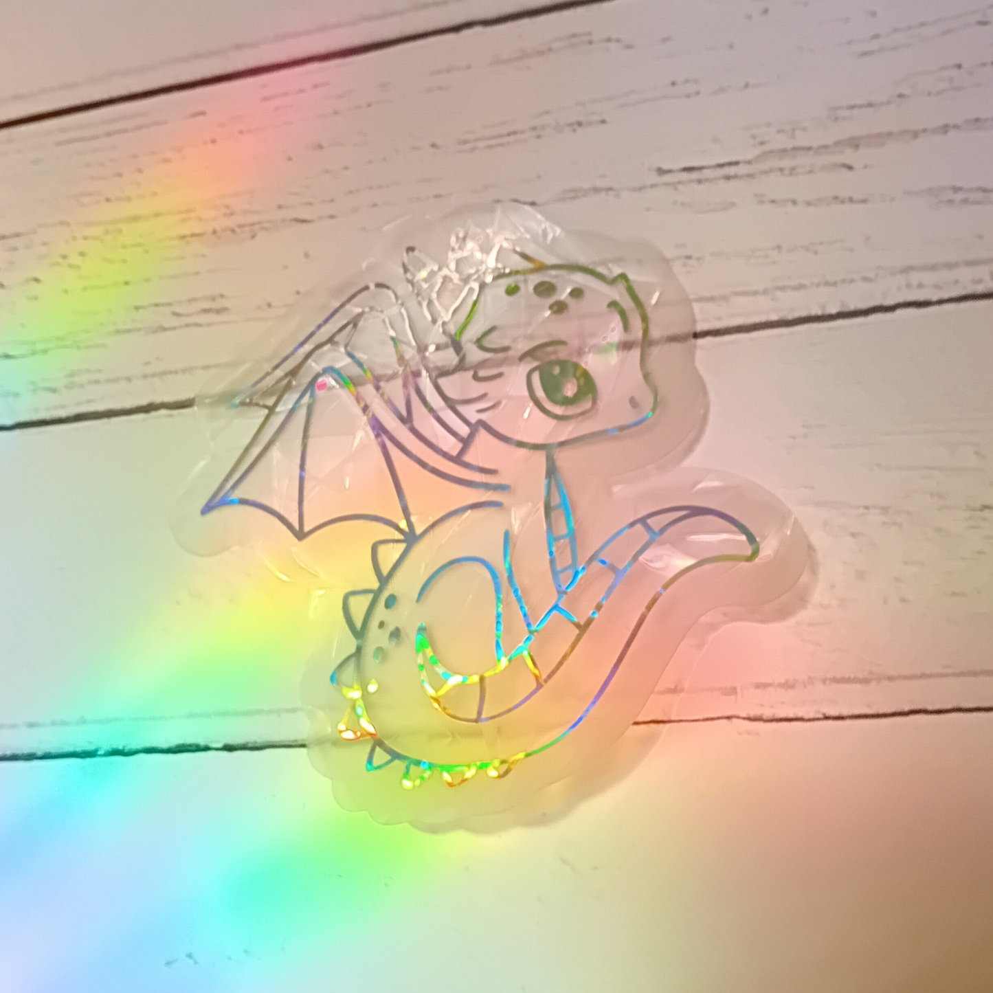 Cute Dragon Suncatcher Sticker - Perfect for Chinese Year of the Dragon