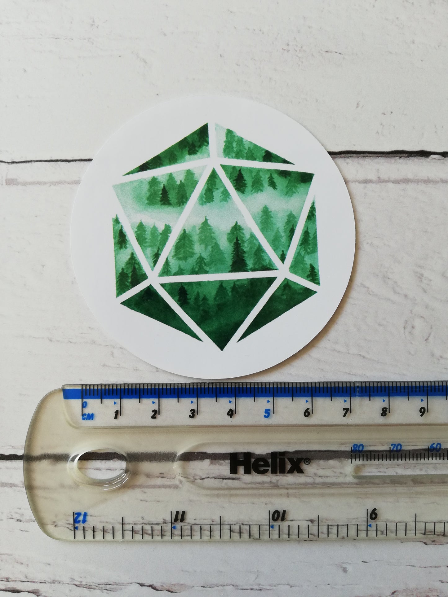 Misty Green Woods sticker