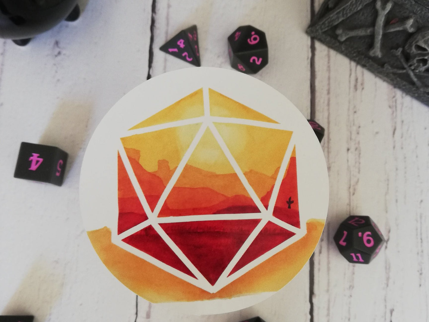 Desert D20 sticker