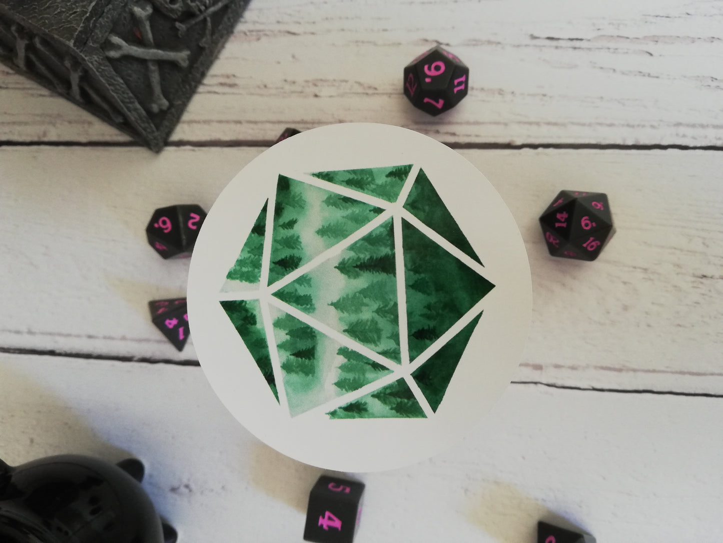 Misty Green Woods sticker