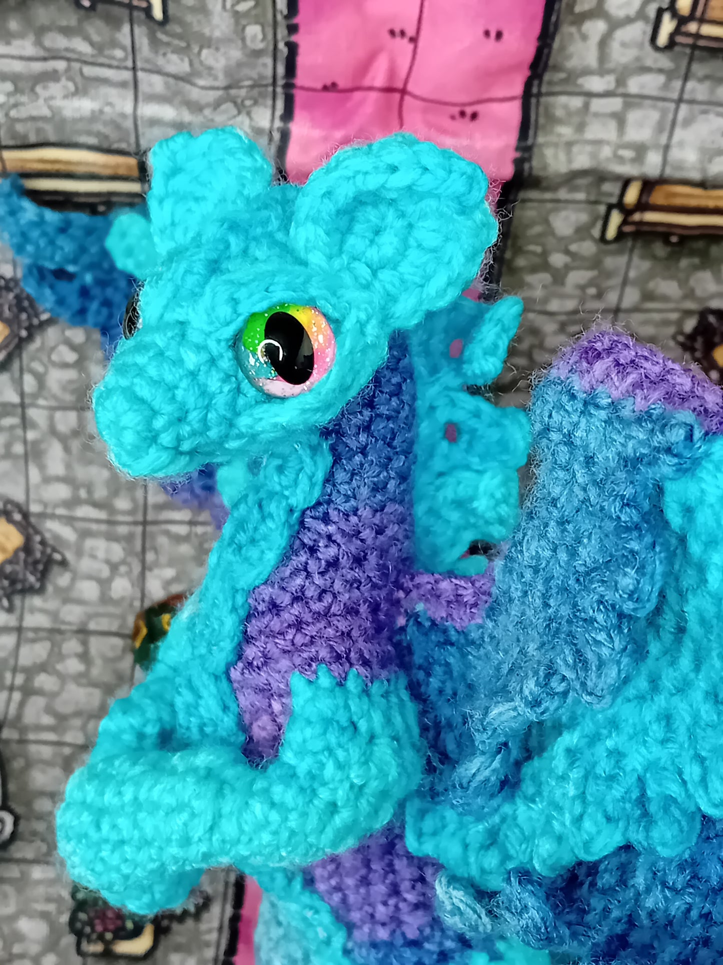 Fae Dragon - READY TO SHIP - Icy Aurora