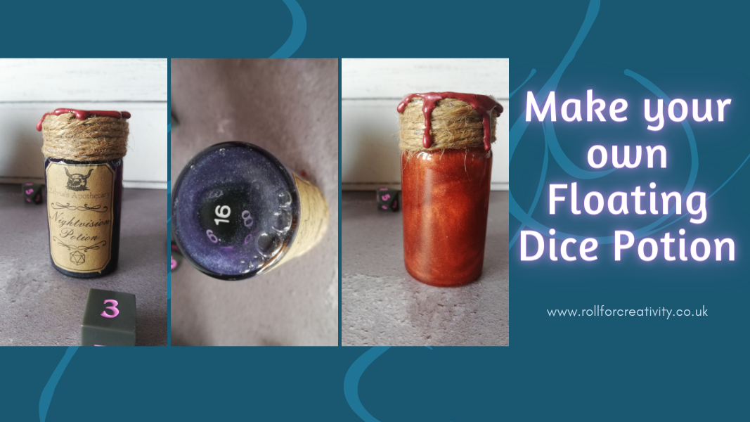 How to make floating dice potions - A recipe for dice roller potions!