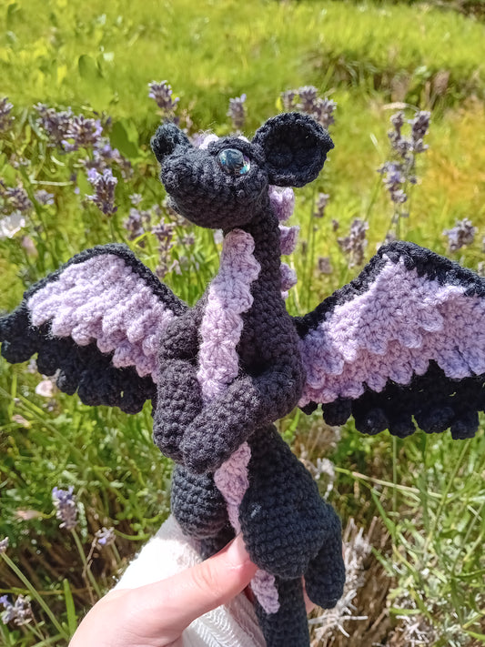 Customisable Crochet Dragon - Poseable Dragon Sculpture