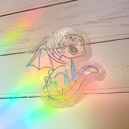 Cute Dragon Suncatcher Sticker - Perfect for Chinese Year of the Dragon