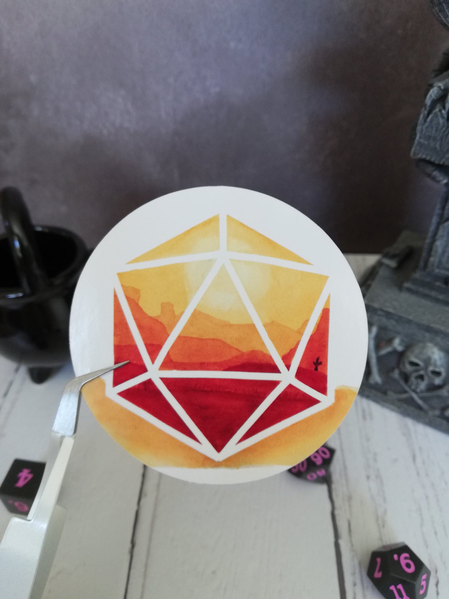 Desert D20 sticker