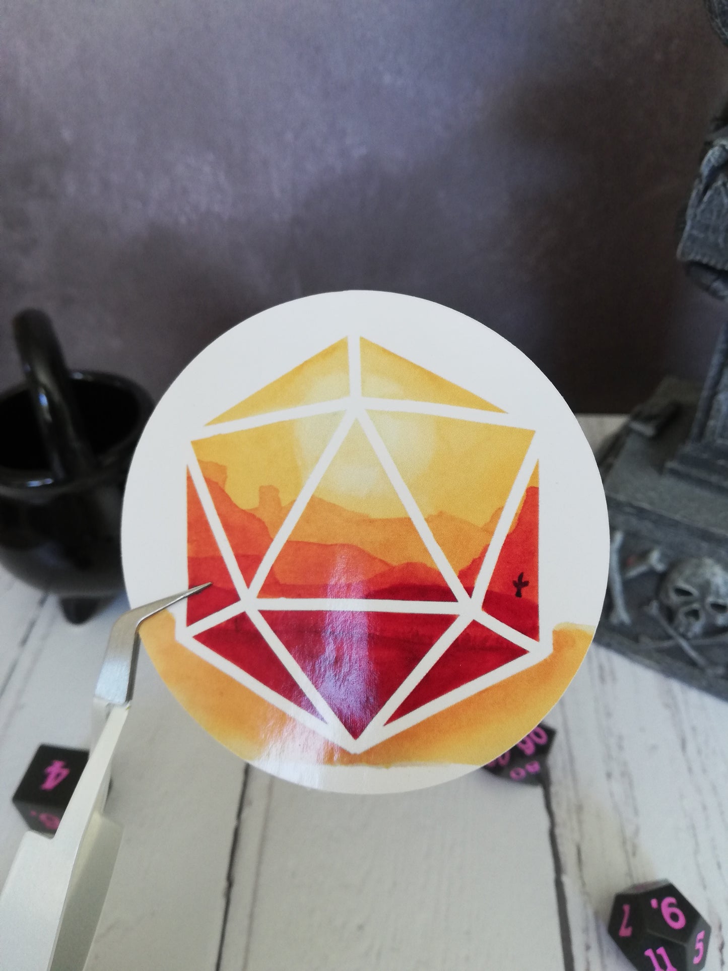 Desert D20 sticker