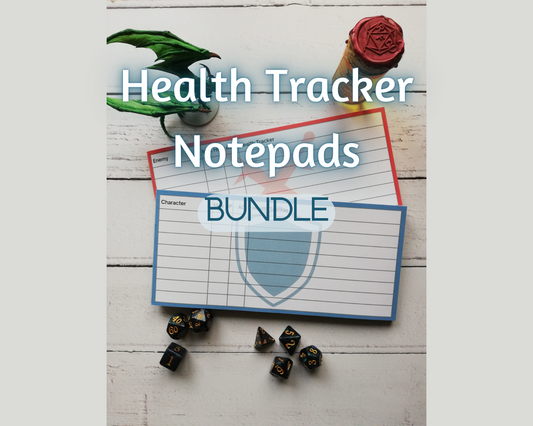 Health Tracker Notepads BUNDLE