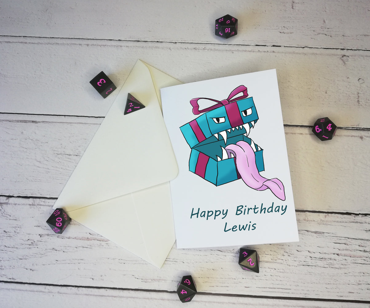 Happy Mimic Birthday! - A6 Card - Custom Text!